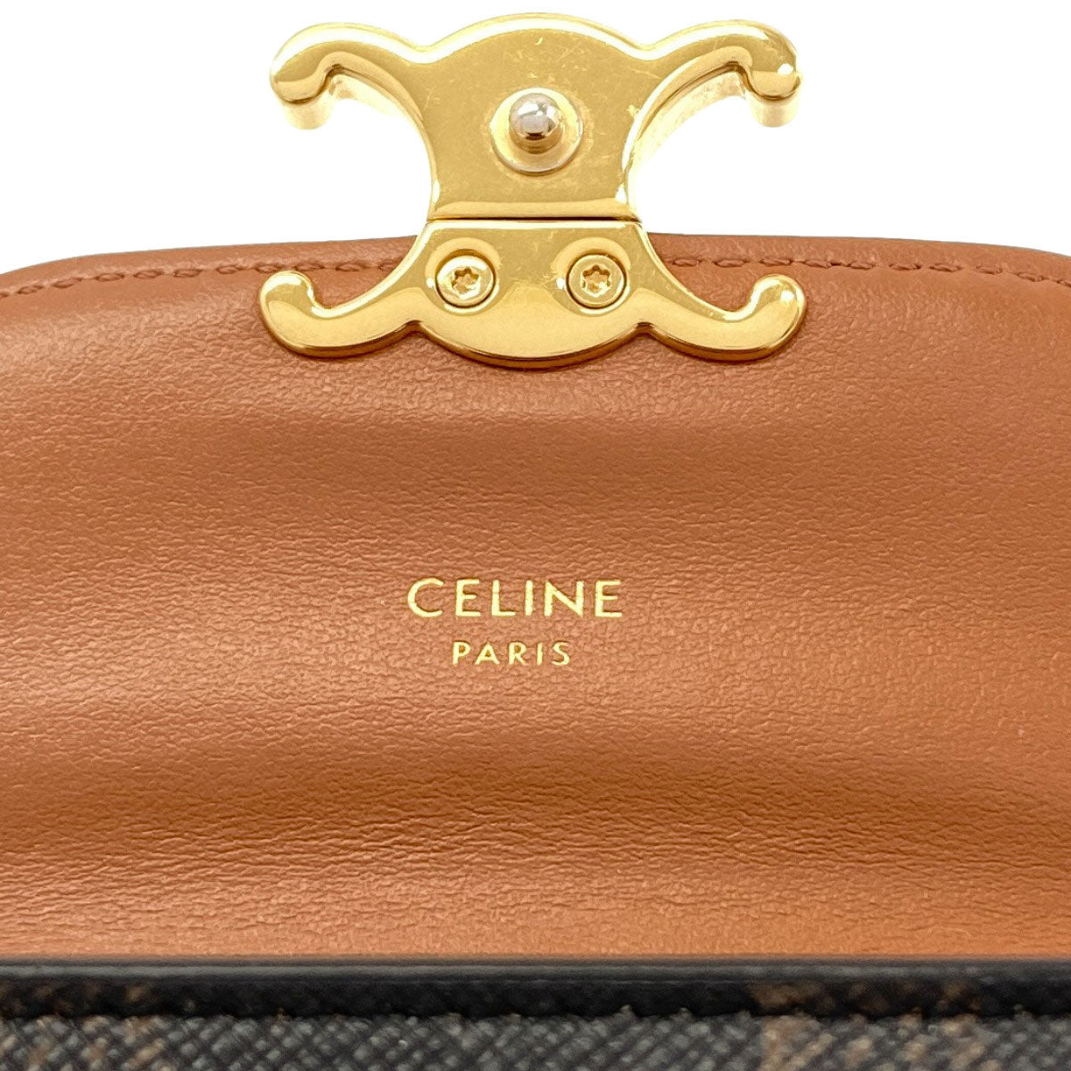 セリーヌ スモール フラップウォレット トリオンフ 三つ折り財布（小銭入れあり） 中古 商品画像9
