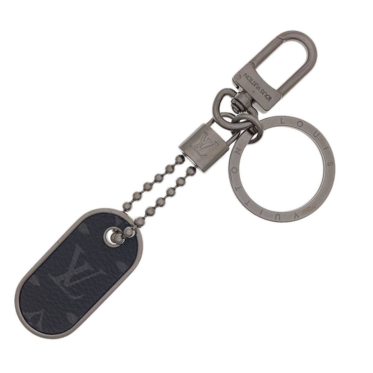 ルイヴィトン M63618 ポルト・クレ・タブ モノグラム ID キーホルダー 中古 商品画像2