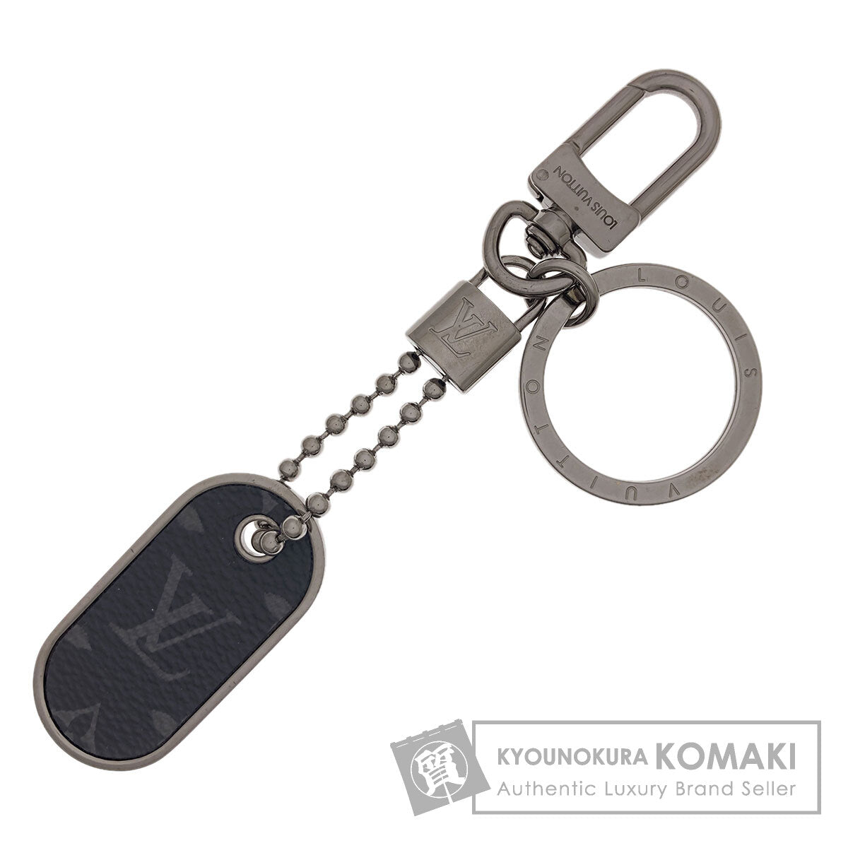 ルイヴィトン M63618 ポルト・クレ・タブ モノグラム ID キーホルダー 中古 商品画像1