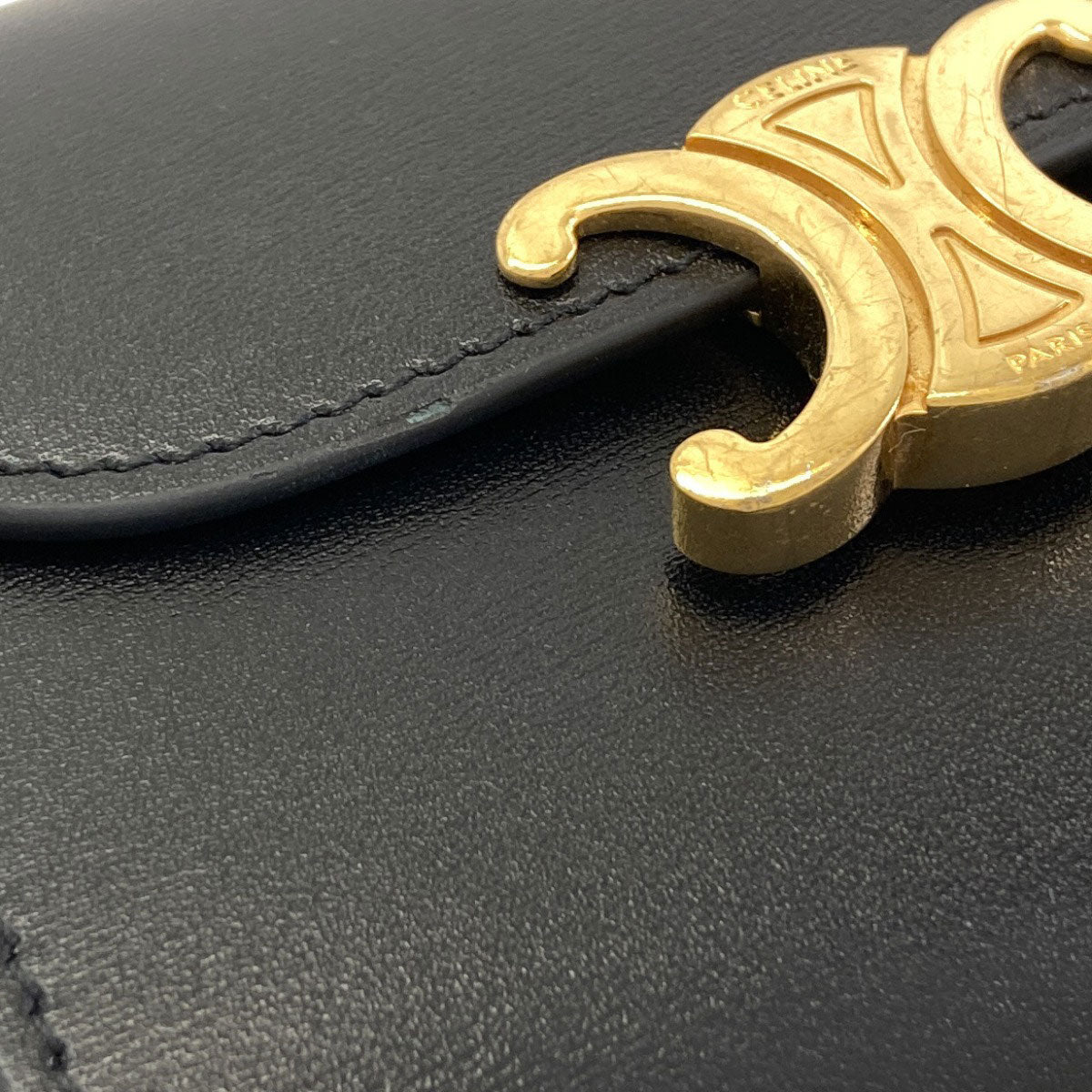 セリーヌ スモール フラップウォレット トリオンフ 三つ折り財布（小銭入れあり） 中古 商品画像13
