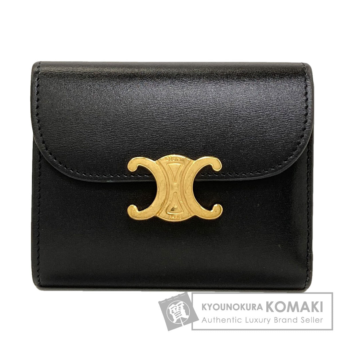セリーヌ スモール フラップウォレット トリオンフ 三つ折り財布（小銭入れあり） 中古 商品画像1