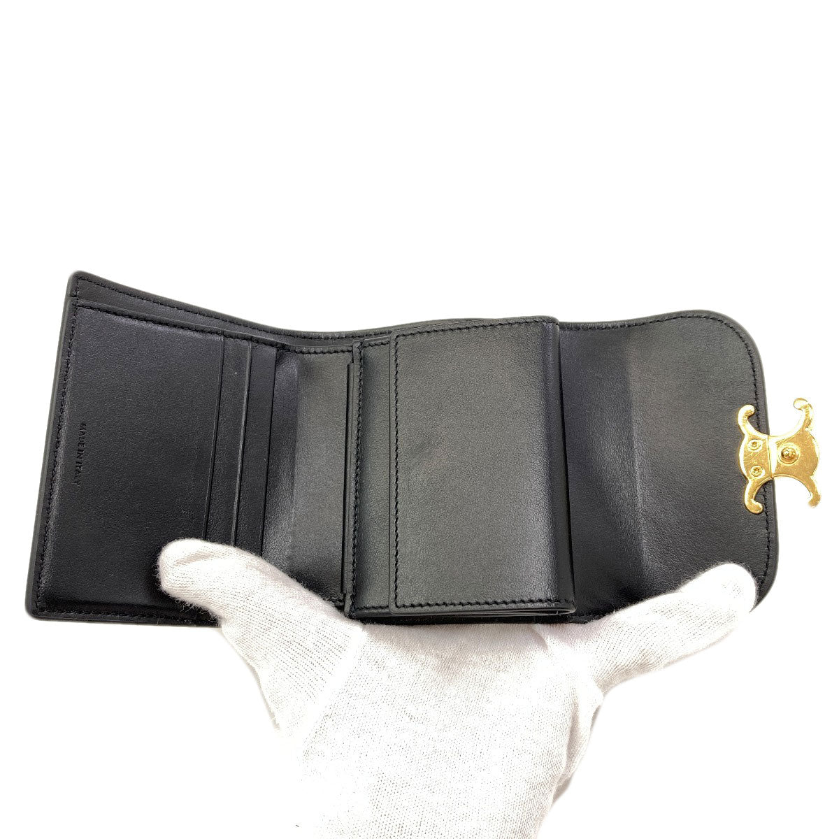 セリーヌ スモール フラップウォレット トリオンフ 三つ折り財布（小銭入れあり） 中古 商品画像6