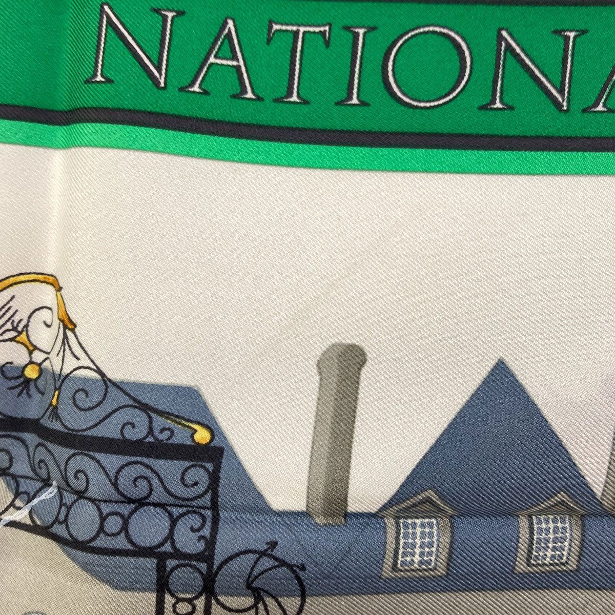 エルメス カレ90 LES HARAS NATIONAUX 国立種馬飼育場 スカーフ 中古 商品画像10