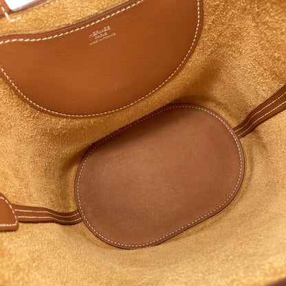 エルメス インザループ18 ゴールド シルバー金具 ハンドバッグ 中古 商品画像6