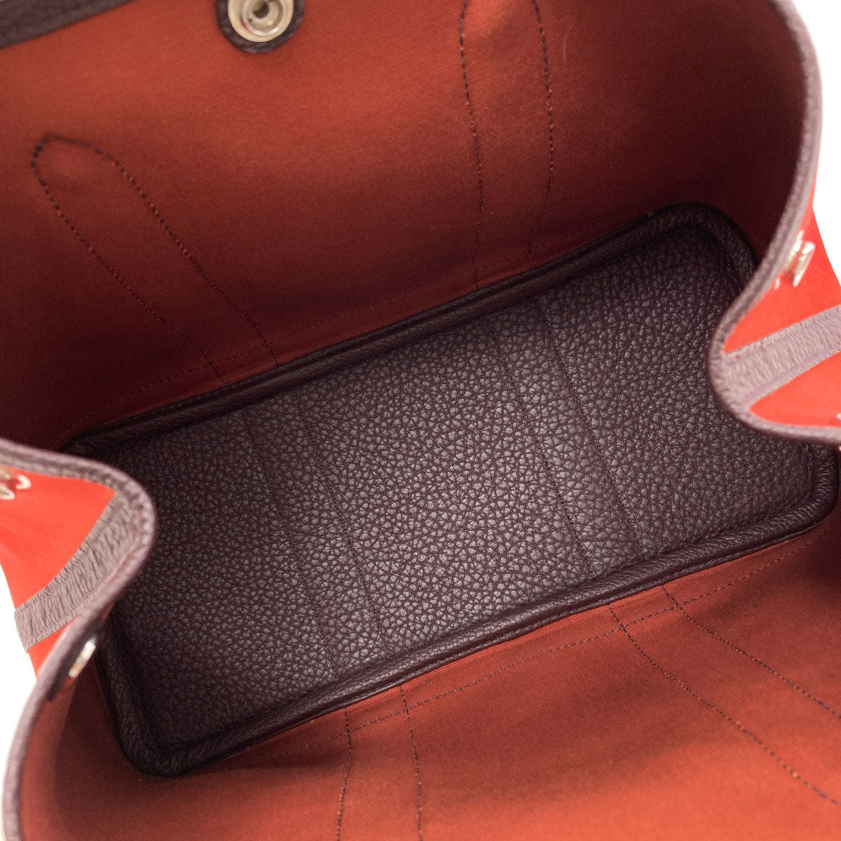 エルメス ガーデンパーティTPM シルバー金具 ハンドバッグ 中古 商品画像6