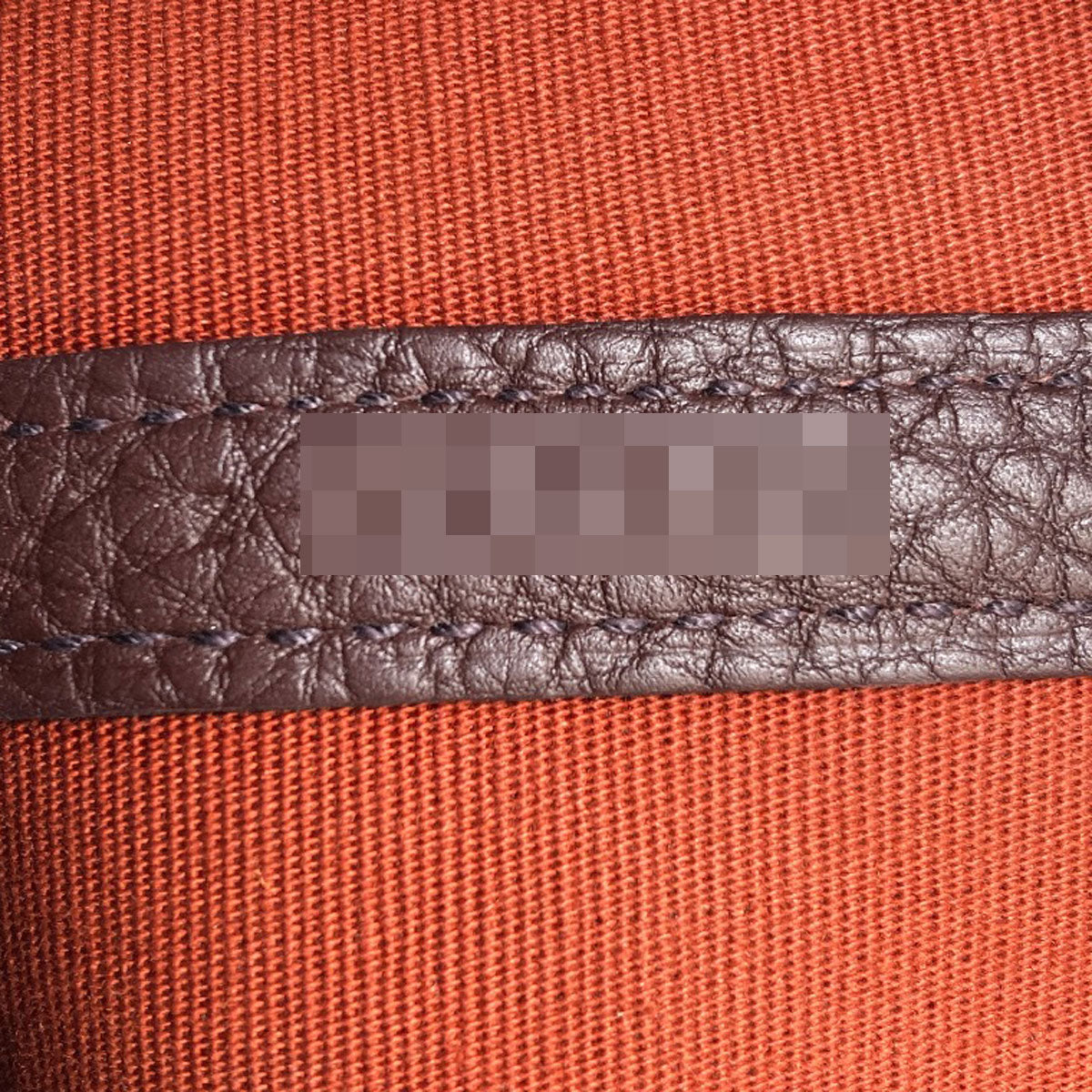 エルメス ガーデンパーティTPM シルバー金具 ハンドバッグ 中古 商品画像8