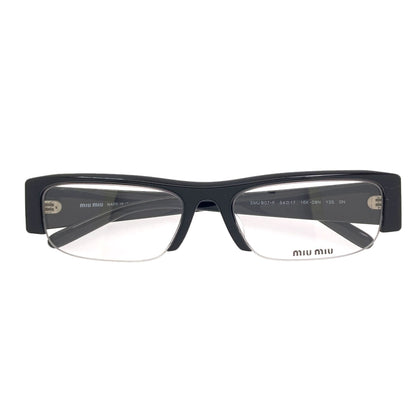 ミュウミュウ ハーフリム 眼鏡 中古 商品画像2