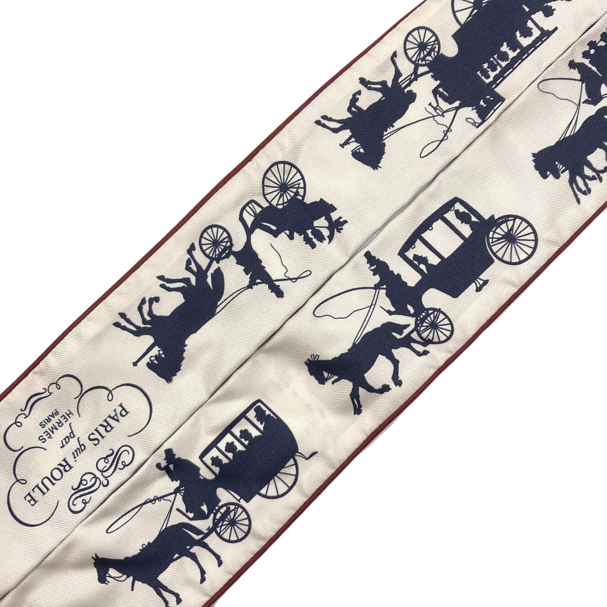 エルメス ツイリー 車輪でめぐるパリ・ドゥ・トゥジュール スカーフ 中古 商品画像3