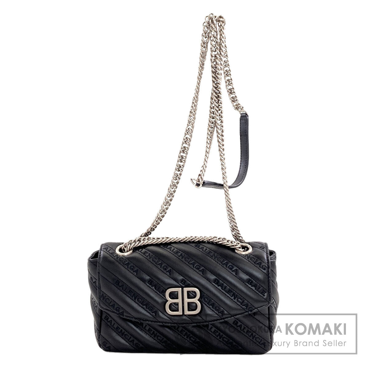 バレンシアガ BBロゴ チェーンショルダー ショルダーバッグ 中古 商品画像1