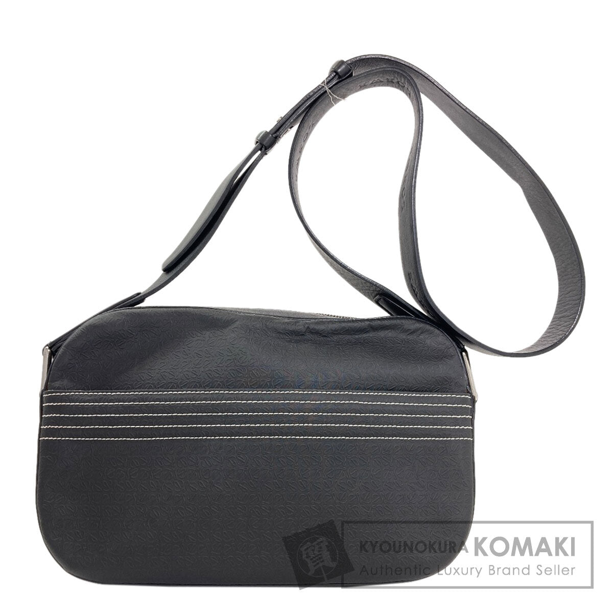 ロエベ アナグラム エンボス加工 ショルダーバッグ 中古 商品画像1