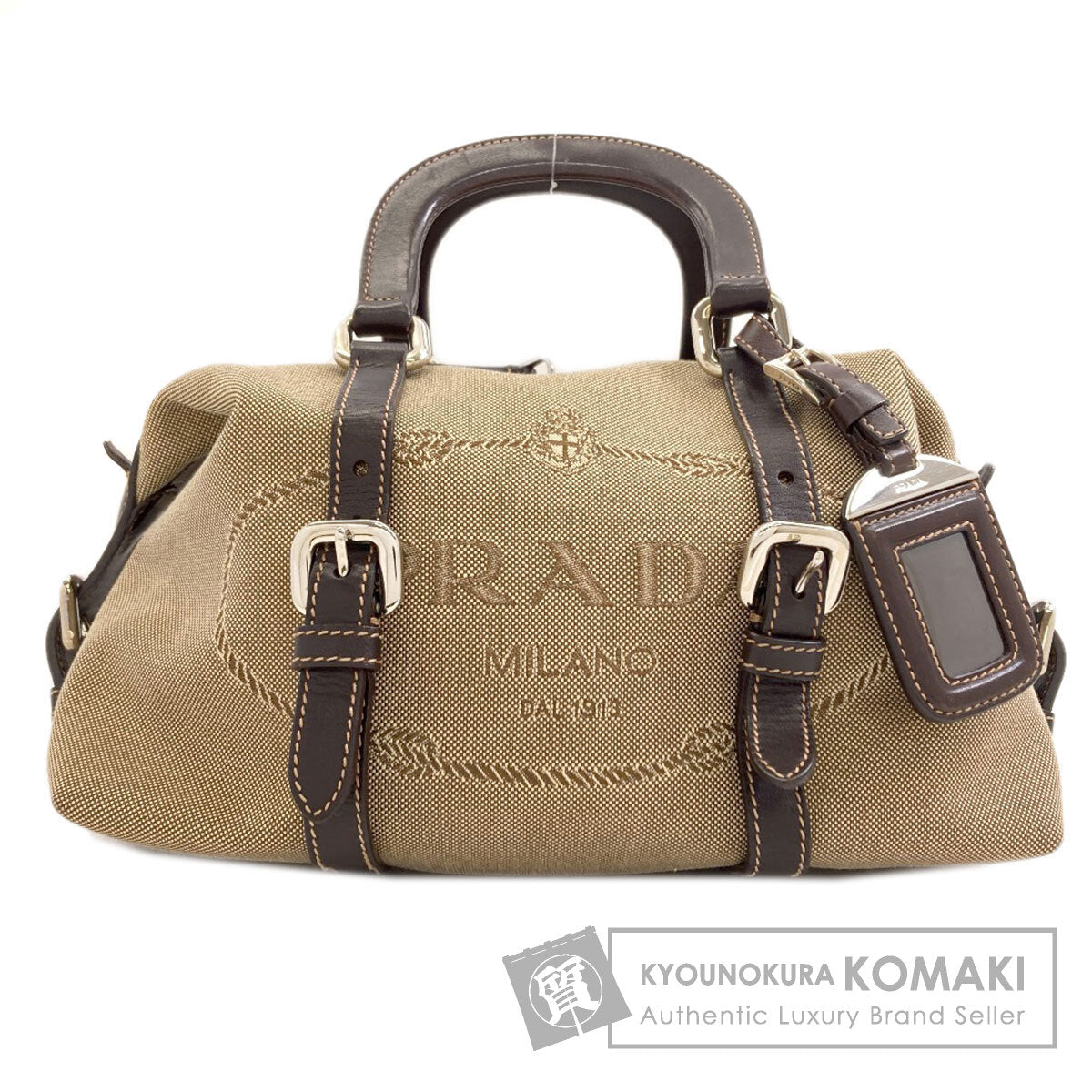 プラダ ロゴ ハンドバッグ 中古 商品画像1