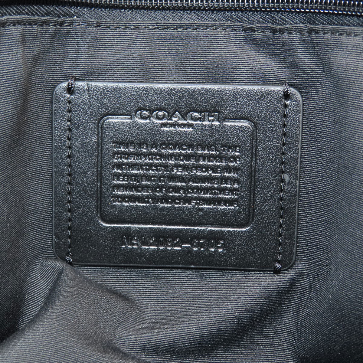 コーチ 6705 2WAY ビジネスバッグ 中古 商品画像7