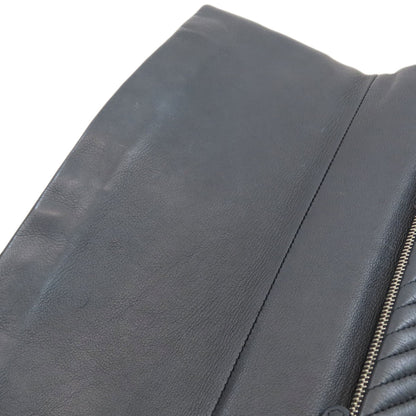 シャネル ボーイシャネル Vステッチ シルバー金具 クラッチバッグ 中古 商品画像16