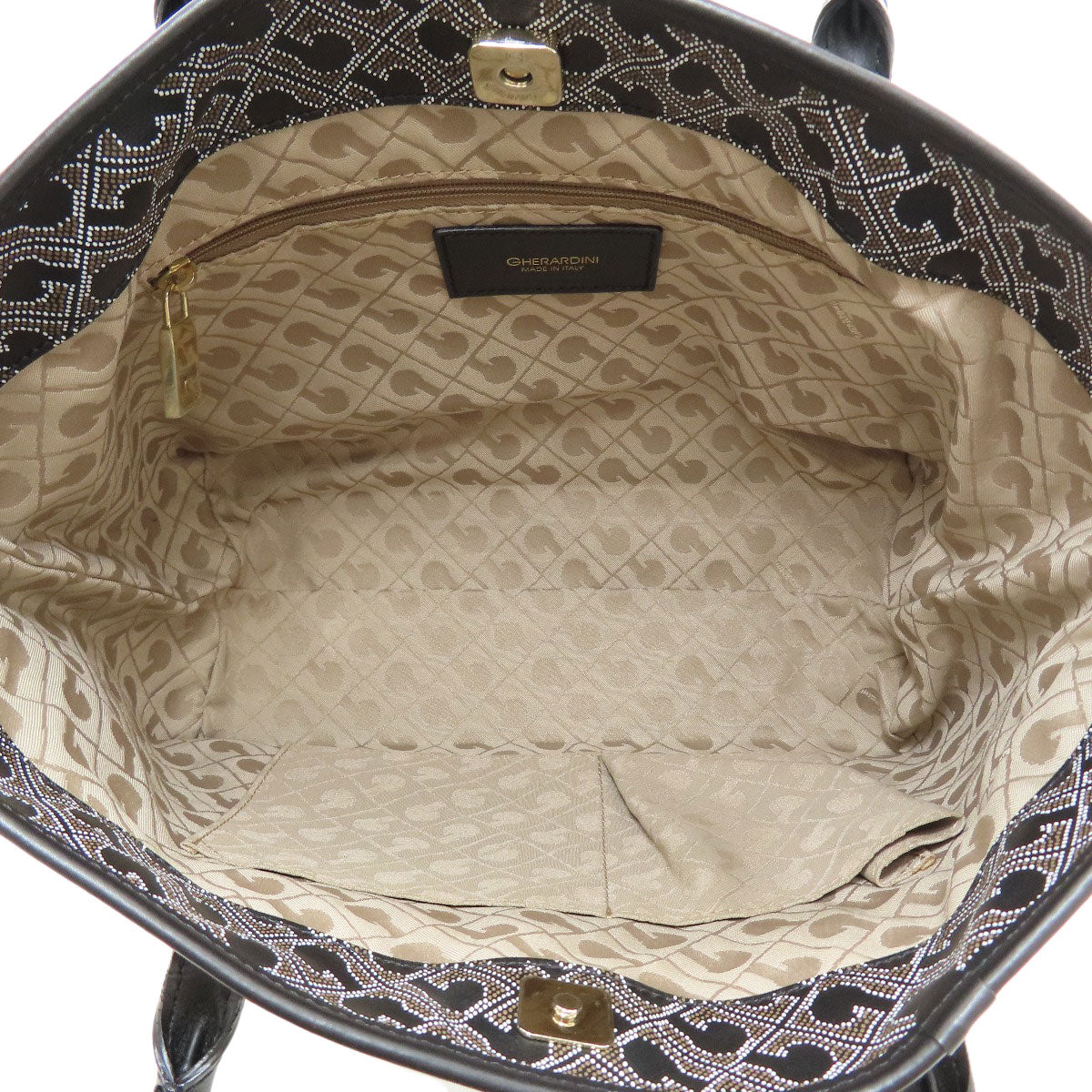 ゲラルディーニ ロゴモチーフ ハンドバッグ 中古 商品画像6
