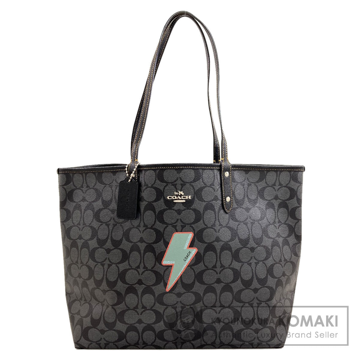 コーチ シグネチャー リバーシブルトート トートバッグ 中古 商品画像1