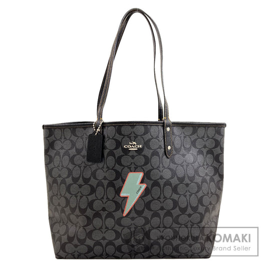 コーチ シグネチャー リバーシブルトート トートバッグ 中古 商品画像1