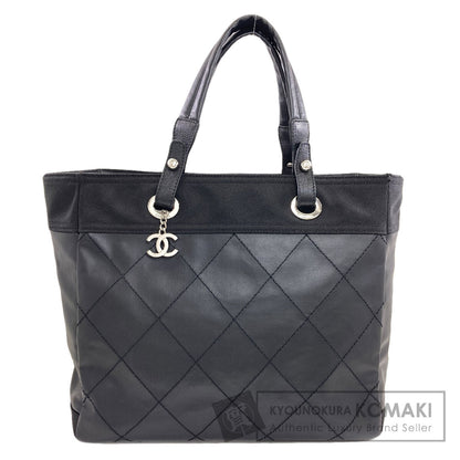 シャネル パリビアリッツ シルバー金具 トートバッグ 中古 商品画像1