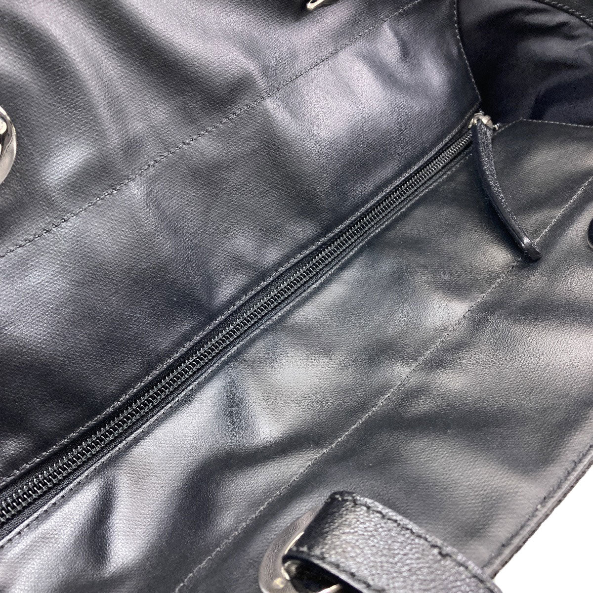 シャネル パリビアリッツ シルバー金具 トートバッグ 中古 商品画像10