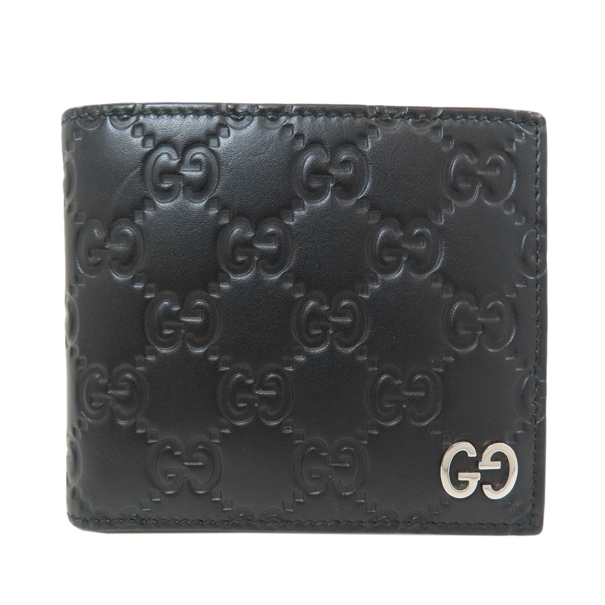 グッチ 473922 GGシグネチャー シマ 二つ折り財布（小銭入れあり） 中古 商品画像2