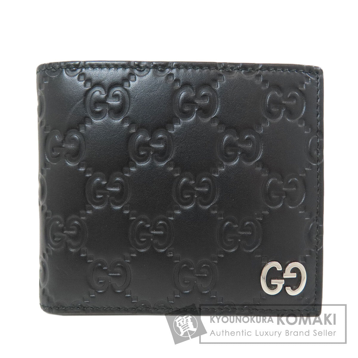 グッチ 473922 GGシグネチャー シマ 二つ折り財布（小銭入れあり） 中古 商品画像1