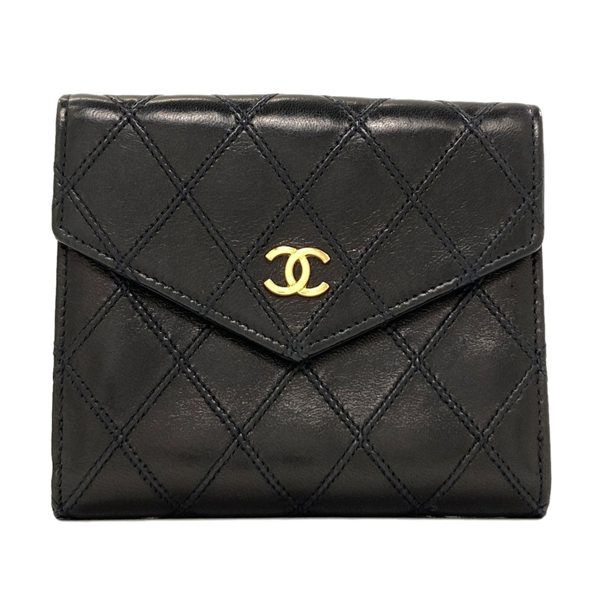 シャネル ビコローレ ココマーク ゴールド金具 二つ折り財布（小銭入れあり） 中古 商品画像2