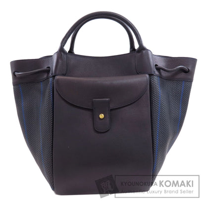 デルヴォー ストライプ ハンドバッグ 中古 商品画像1