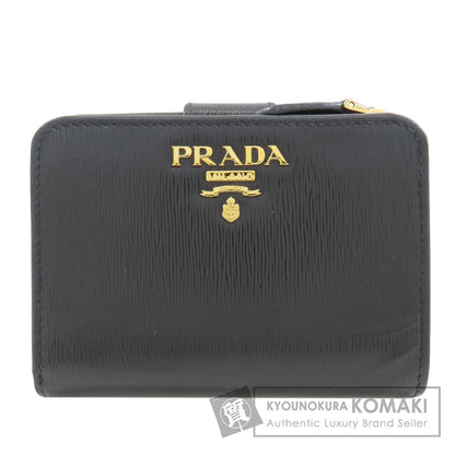 プラダ ロゴ 二つ折り財布（小銭入れあり） 中古 商品画像1