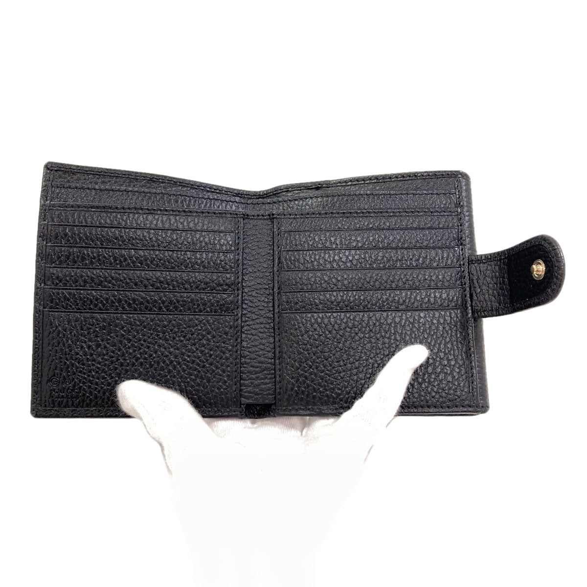グッチ 615525 アウトレット インターロッキングG 二つ折り財布（小銭入れあり） 中古 商品画像5