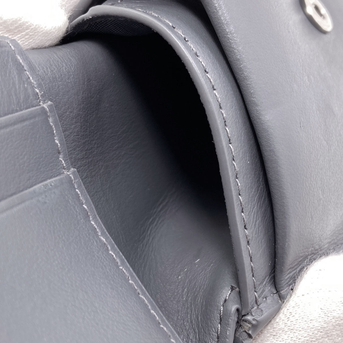 ボッテガヴェネタ カセット マキシイントレチャート 二つ折り財布（小銭入れあり） 中古 商品画像12