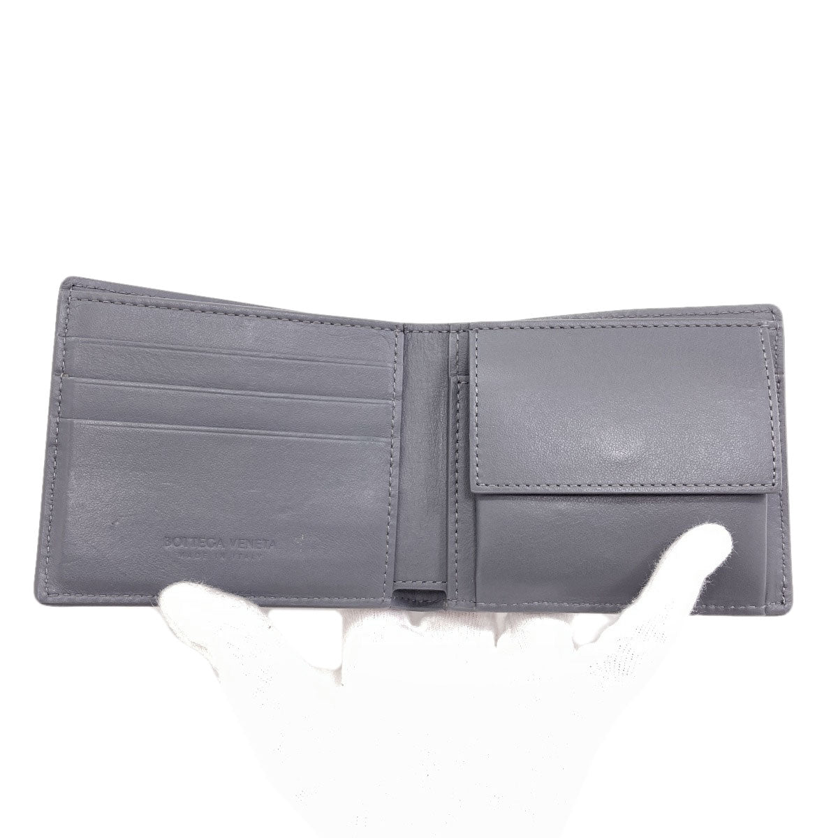 ボッテガヴェネタ カセット マキシイントレチャート 二つ折り財布（小銭入れあり） 中古 商品画像5