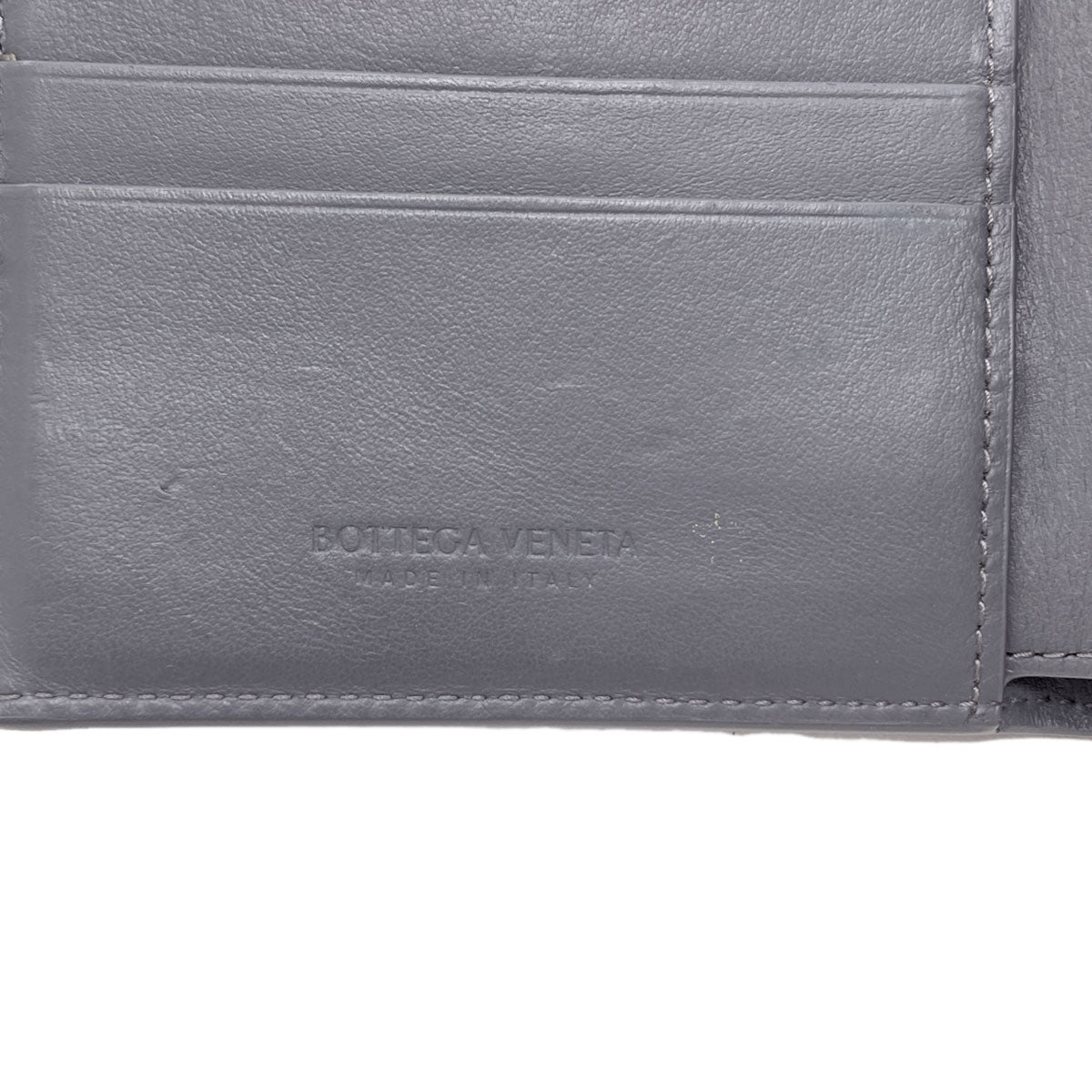 ボッテガヴェネタ カセット マキシイントレチャート 二つ折り財布（小銭入れあり） 中古 商品画像8
