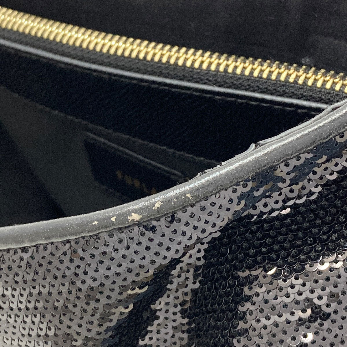 フルラ スパンコール エラ ハンドバッグ 中古 商品画像12
