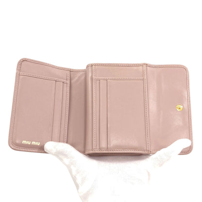 ミュウミュウ ロゴ 二つ折り財布（小銭入れあり） 中古 商品画像5