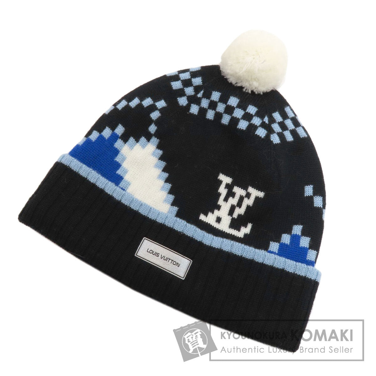 ルイヴィトン M77990 ボネ・LV スノー 帽子 中古 商品画像1