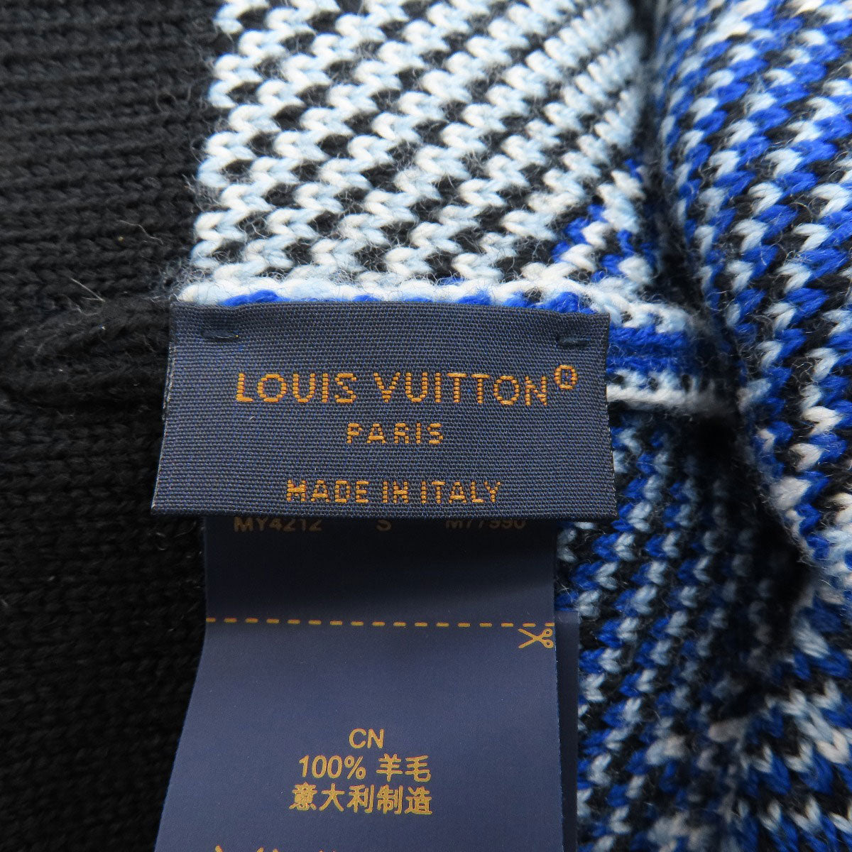 ルイヴィトン M77990 ボネ・LV スノー 帽子 中古 商品画像6