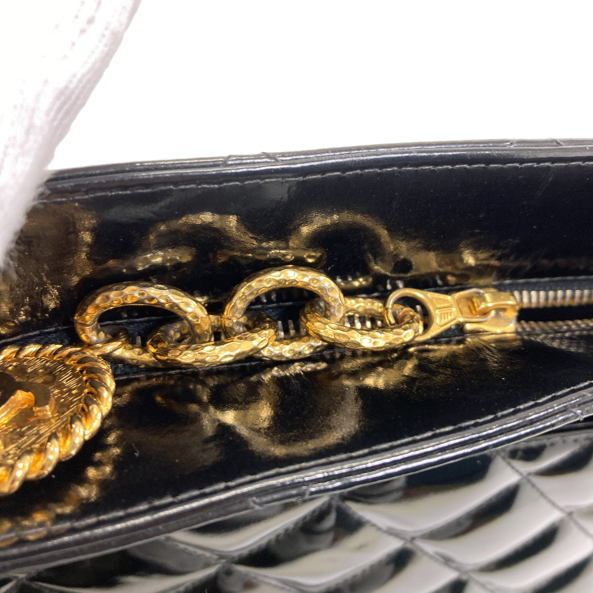 シャネル 復刻トート ゴールド金具 トートバッグ 中古 商品画像15