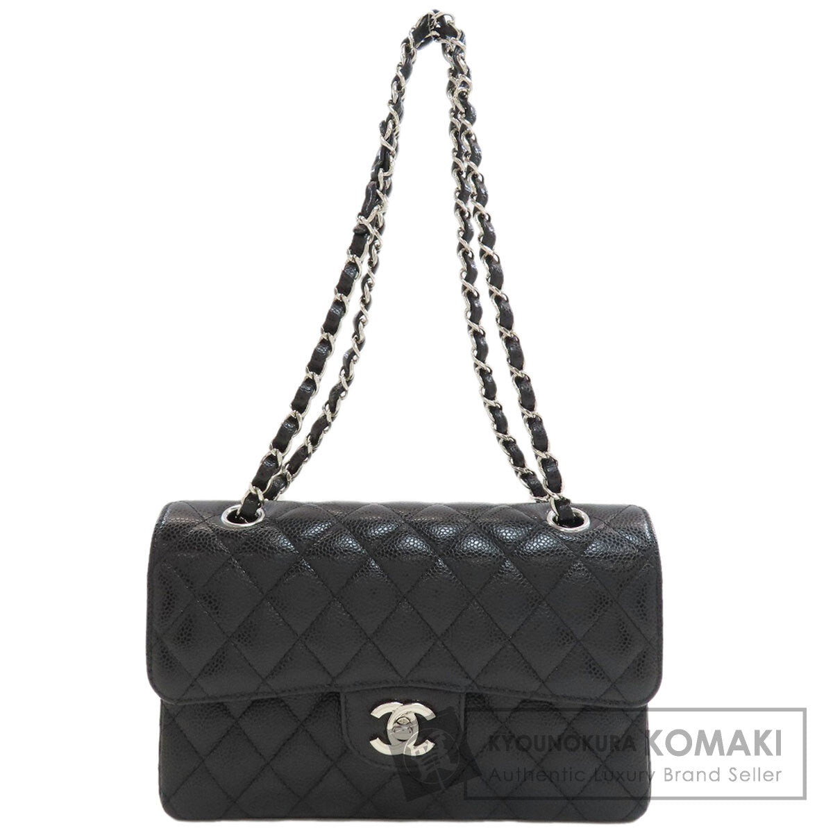 シャネル マトラッセ23 ダブルフラップ シルバー金具 ショルダーバッグ 中古 商品画像1
