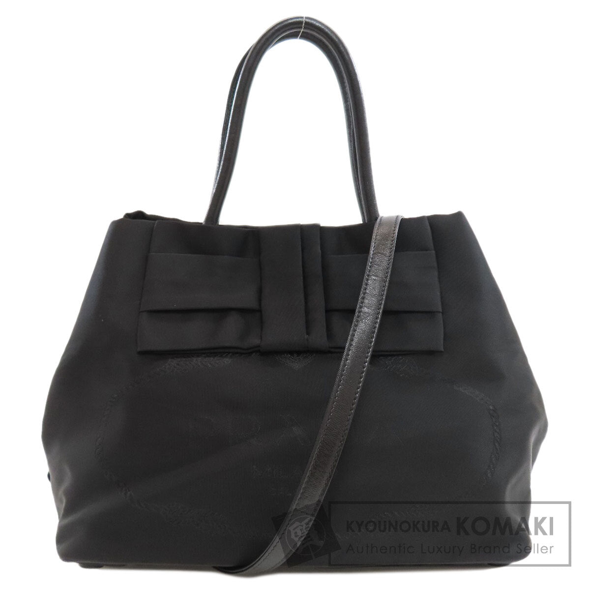 プラダ フィオッコ 2WAY ハンドバッグ 中古 商品画像1