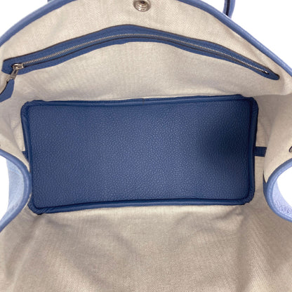 エルメス ガーデンパーティ ブルーアガット シルバー金具 トートバッグ 中古 商品画像6