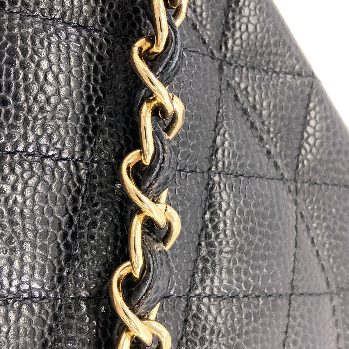 シャネル チェーンショルダー マトラッセ ダブルフラップ ゴールド金具 ショルダーバッグ 中古 商品画像13