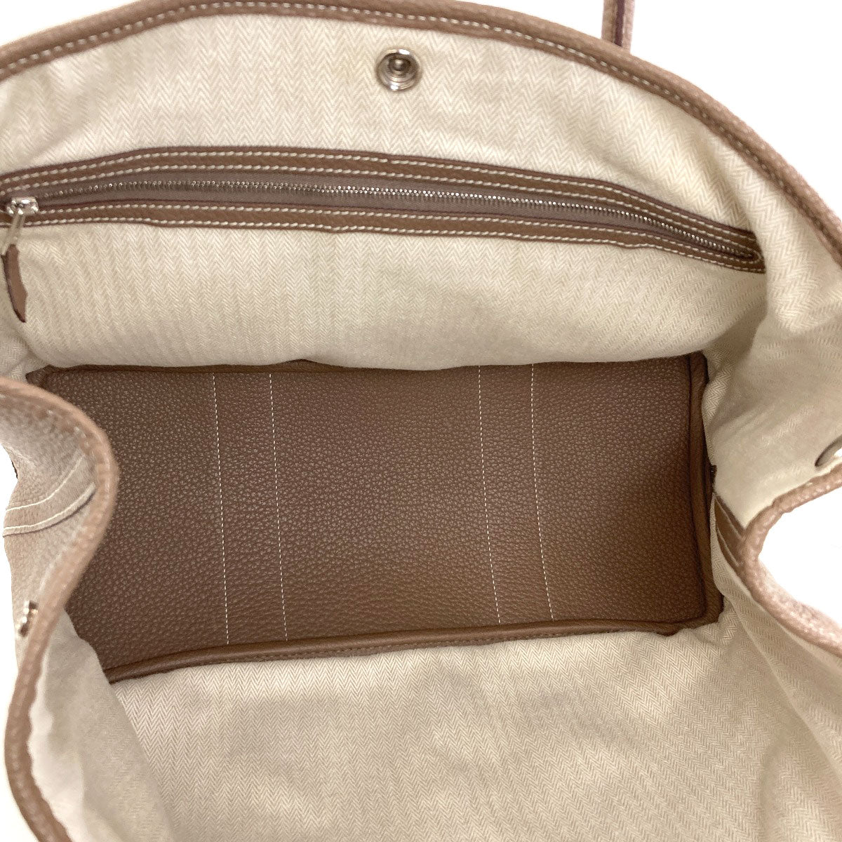 エルメス ガーデンパーティPM エトープ シルバー金具 トートバッグ 中古 商品画像6