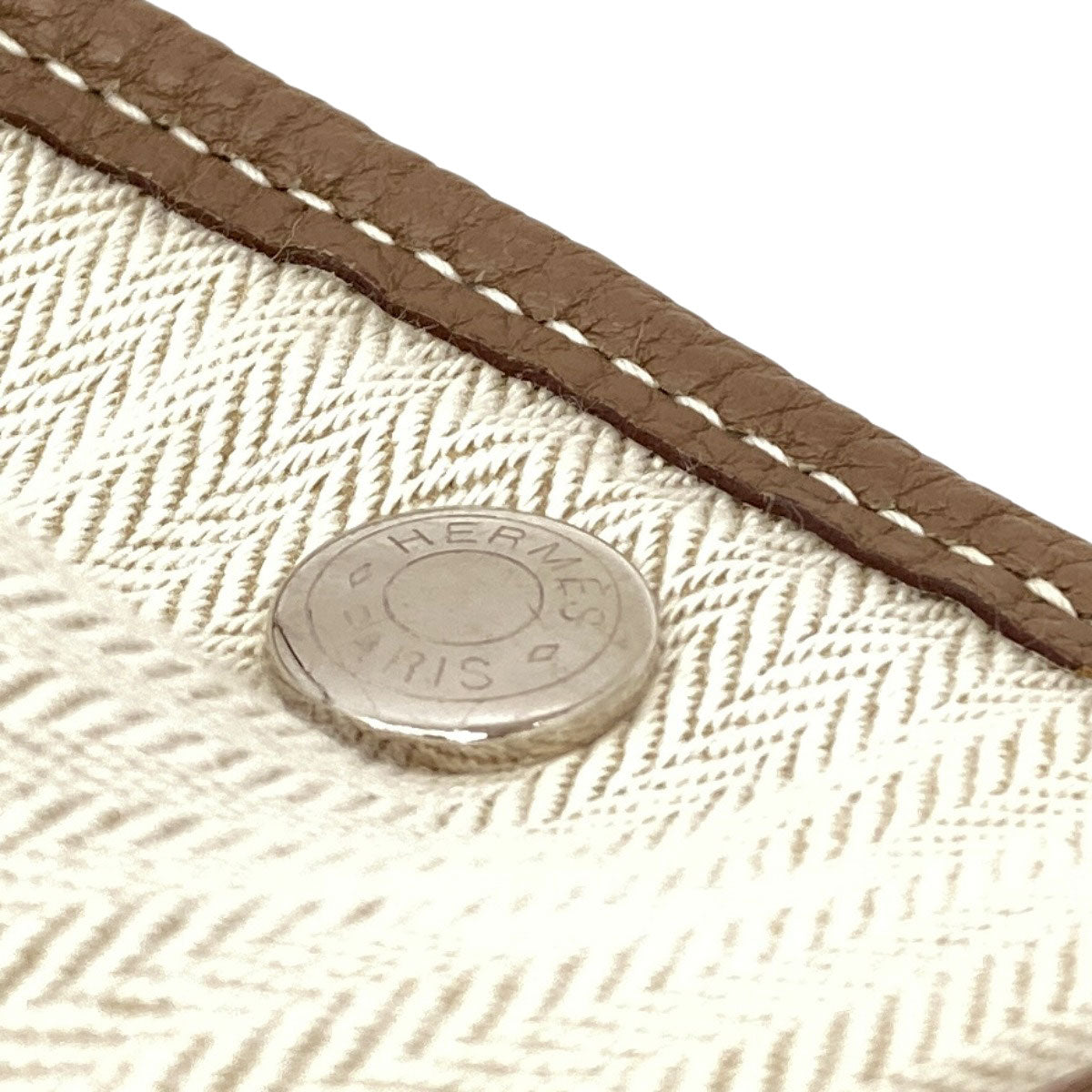 エルメス ガーデンパーティPM エトープ シルバー金具 トートバッグ 中古 商品画像10