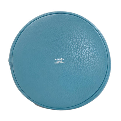 エルメス マンジョワールMM ブルージーン シルバー金具 ハンドバッグ 中古 商品画像5