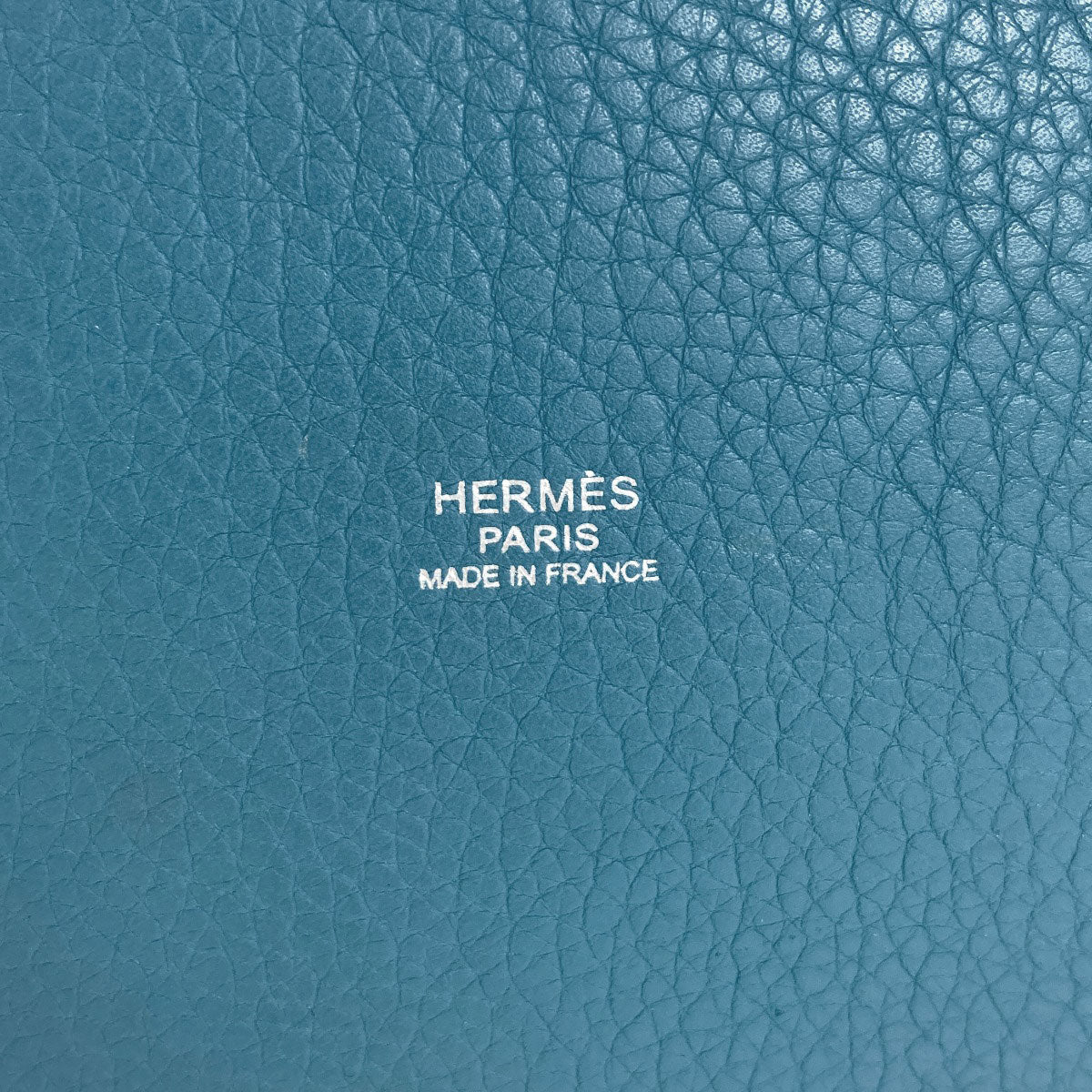 エルメス マンジョワールMM ブルージーン シルバー金具 ハンドバッグ 中古 商品画像7
