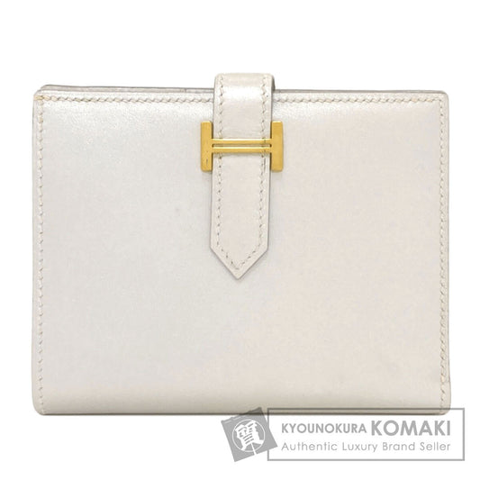 エルメス ベアンコンパクト ゴールド金具 二つ折り財布（小銭入れあり） 中古 商品画像1