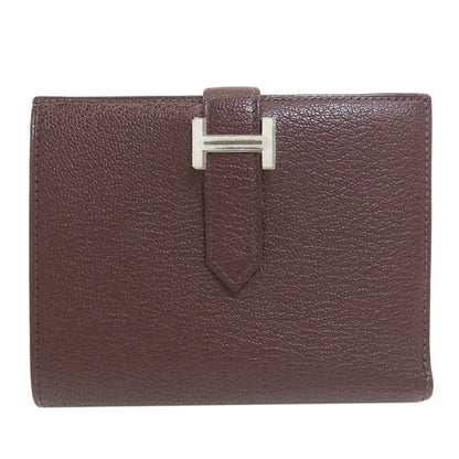 エルメス ベアンコンパクト シルバー金具 二つ折り財布（小銭入れあり） 中古 商品画像2