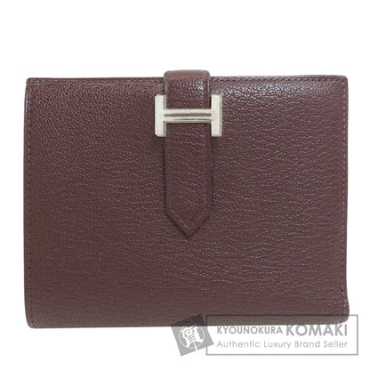 エルメス ベアンコンパクト シルバー金具 二つ折り財布（小銭入れあり） 中古 商品画像1
