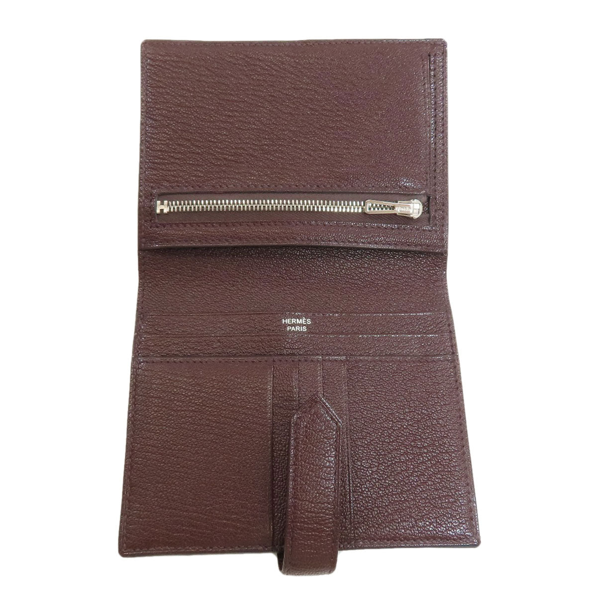 エルメス ベアンコンパクト シルバー金具 二つ折り財布（小銭入れあり） 中古 商品画像5