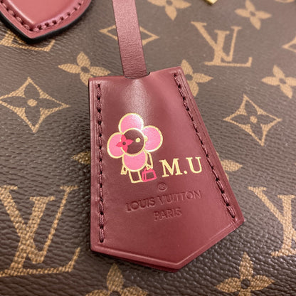 ルイヴィトン M44348 フラワー・ジップド トート MM ハンドバッグ 中古 商品画像11