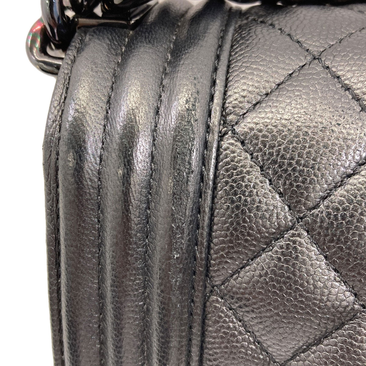 シャネル ボーイシャネル シルバー金具 ショルダーバッグ 中古 商品画像13